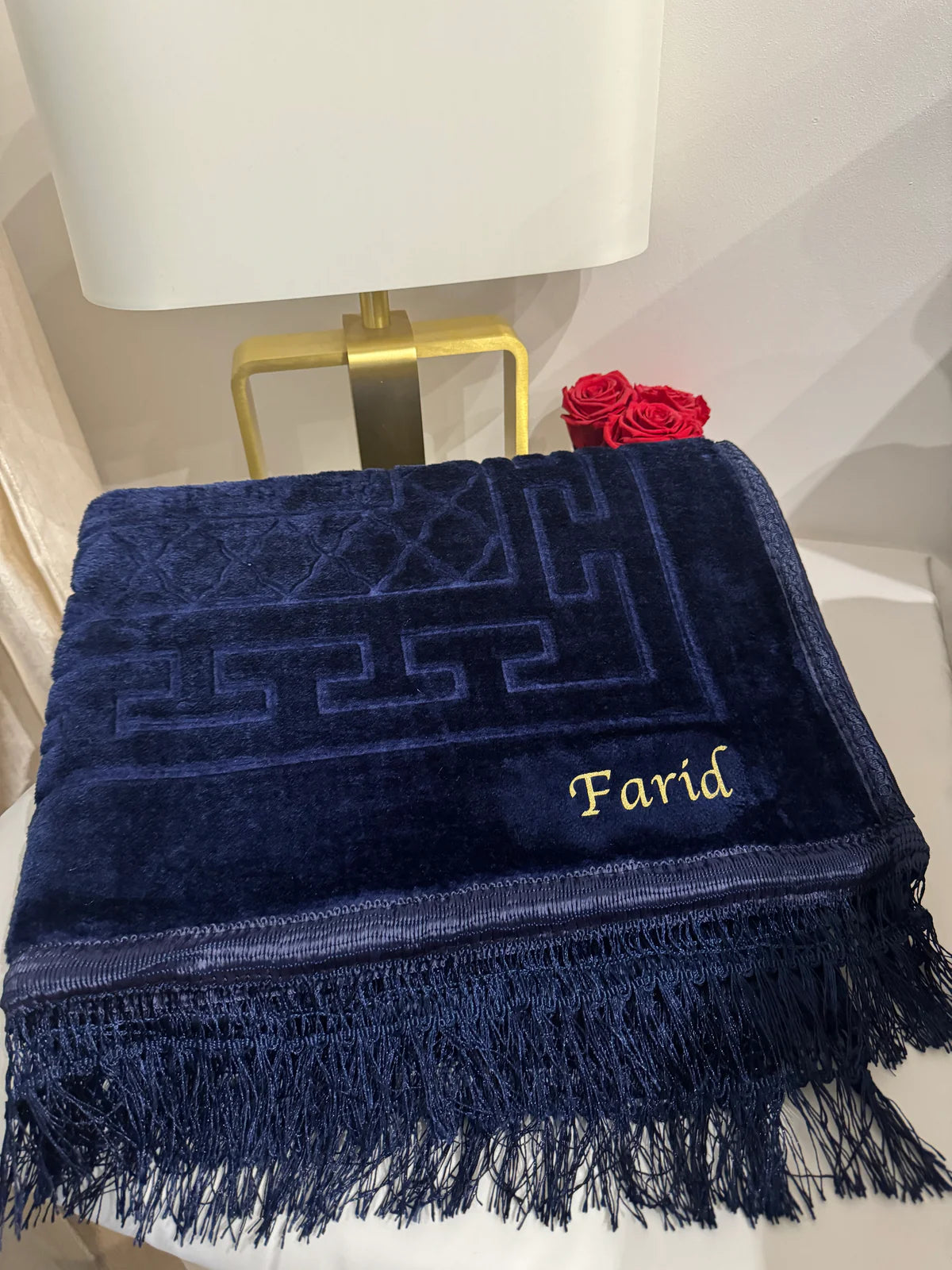 Tapis personnalisable Bleu Marine