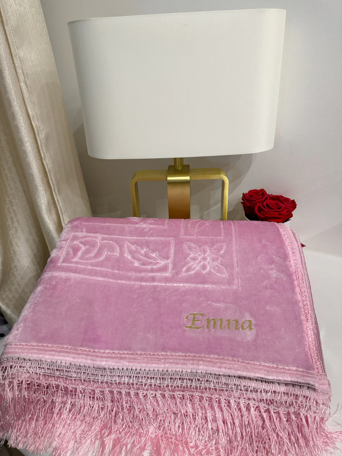 Tapis personnalisable Rose